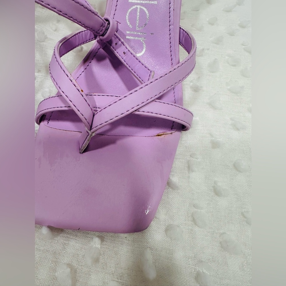 Calvin Klein Lavender Strappy Heels - Picture 6 of 7